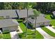 Aerial view of villas with lush green lawns at 3275 Lori Ln # 5, New Port Richey, FL 34655