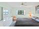 Serene bedroom with king-size bed and view of the outdoors at 3275 Lori Ln # 5, New Port Richey, FL 34655