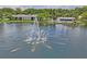 Water fountain in lake near community at 3232 Lake Pine E Way # H2, Tarpon Springs, FL 34688