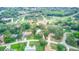 Aerial view showcasing home's location and large lot at 1423 Meadow Lark Rd, Spring Hill, FL 34608