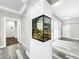 Built-in fish tank in a finished basement at 4260 Columbus Dr, Hernando Beach, FL 34607