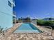 Relaxing rectangular pool with canal views at 3423 Palometa Dr, Hernando Beach, FL 34607