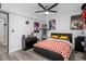 Well-lit bedroom showcasing laminate flooring at 2207 Belleair Rd # A32, Clearwater, FL 33764