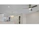 Bright open floor plan with chandelier and ceiling fan at 4632 Marine Pkwy # 302, New Port Richey, FL 34652