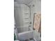 Clean bathroom featuring a shower/tub combo at 1955 Abrico Dr # G7, Lutz, FL 33558