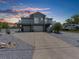 Two-story waterfront home with double garage and spacious driveway at 3560 Gulf Coast Dr, Hernando Beach, FL 34607