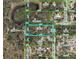 Aerial view of a plot of land with dimensions indicated at 11193 Baltimore St, Weeki Wachee, FL 34614