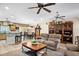 Open concept living area featuring a comfortable seating area at 11193 Baltimore St, Weeki Wachee, FL 34614