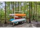 Convenient kayak storage rack for easy access to the water at 7413 Gettysburg Dr, Weeki Wachee, FL 34607