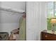 Large bedroom closet with double hanging rods at 7413 Gettysburg Dr, Weeki Wachee, FL 34607