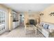 Cozy Gathering room with access to patio and pool at 6412 Yvette Dr, Hudson, FL 34667
