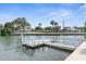 Floating dock with walkway providing convenient water access at 6412 Yvette Dr, Hudson, FL 34667
