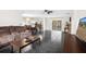 Spacious living room with tile floors and open floor plan at 4148 Batten Rd, Brooksville, FL 34602