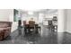 Bright dining room with table and chairs, adjacent to the kitchen at 4148 Batten Rd, Brooksville, FL 34602