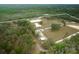 Aerial view of property showing home, barn, and riding arenas at 4148 Batten Rd, Brooksville, FL 34602