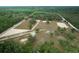 Aerial view of property highlighting the large fenced area at 4148 Batten Rd, Brooksville, FL 34602