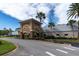 View of the community clubhouse entrance at 11937 Bayonet Ln, New Port Richey, FL 34654