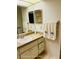 Bathroom with vanity, sink, and shower at 7278 Scotland Cir, Weeki Wachee, FL 34613