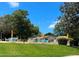 Pool area with patio furniture at 7278 Scotland Cir, Weeki Wachee, FL 34613