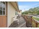 Deck with seating area, potted plants, and street view at 1501 28Th N Ave, St Petersburg, FL 33704