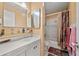 Clean bathroom with a tub and shower at 1501 28Th N Ave, St Petersburg, FL 33704
