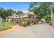 Spacious deck with seating area and potted plants at 1501 28Th N Ave, St Petersburg, FL 33704
