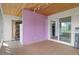 Bright sunroom with tiled floor and sliding glass doors leading to backyard at 3849 Staysail Ln, Holiday, FL 34691