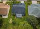 Aerial view showing home's location and surrounding area at 9727 Oakwood Hills Ct, New Port Richey, FL 34655