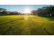 Stunning sunrise over the golf course at 9727 Oakwood Hills Ct, New Port Richey, FL 34655