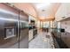 Modern kitchen with stainless steel appliances and ample counter space at 9727 Oakwood Hills Ct, New Port Richey, FL 34655