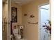 Well-appointed bathroom featuring a toilet and a shower at 377 Knights Bridge Rd, Spring Hill, FL 34609