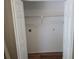 Walk-in closet with shelves, a rod, and overhead rack for versatile storage solutions at 5265 E Bay Dr # 420, Clearwater, FL 33764