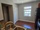 Kitchen with stainless steel appliances, granite countertops, and window view at 5265 E Bay Dr # 420, Clearwater, FL 33764