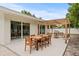 Patio with dining table and seating area at 1108 66Th Nw St, Bradenton, FL 34209