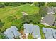 Aerial view of homes near golf course at 9108 Bassett Ln # B, New Port Richey, FL 34655