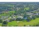 Aerial view showing home's location in community at 9108 Bassett Ln # B, New Port Richey, FL 34655