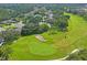 Aerial view of home and green space at 9108 Bassett Ln # B, New Port Richey, FL 34655