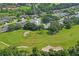 Aerial view highlighting home location at 9108 Bassett Ln # B, New Port Richey, FL 34655