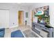 Spacious living area with a large TV and comfortable seating at 4516 Seagull Dr # 414, New Port Richey, FL 34652