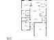 Floor plan showing a 2 bedroom, 2 bathroom home with a 2 car garage at 11724 Heritage Point Dr, Hudson, FL 34667