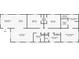 Floor plan showing various rooms, closets, and dimensions at 3410 Lindell Ave, Tampa, FL 33610