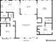 Floor plan showing kitchen, living room, bedrooms and bathrooms at 13521 Stacey Dr, Hudson, FL 34667