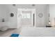 Bright bedroom with a comfortable bed and access to bathroom at 13521 Stacey Dr, Hudson, FL 34667