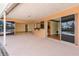 Open-air patio with sliding doors leading inside at 2044 Montana Ne Ave, St Petersburg, FL 33703