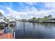 Scenic canal view with neighborhood homes at 2044 Montana Ne Ave, St Petersburg, FL 33703