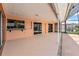 Spacious covered patio with pool access at 2044 Montana Ne Ave, St Petersburg, FL 33703