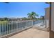 Stunning canal view from a balcony with a white railing at 3448 Triggerfish Dr, Hernando Beach, FL 34607