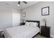 Comfortable bedroom with queen bed, nightstands, and ample closet space at 3448 Triggerfish Dr, Hernando Beach, FL 34607