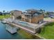 Beautiful waterfront property with pool and private dock at 3448 Triggerfish Dr, Hernando Beach, FL 34607
