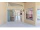 View through sliding glass doors showing the interior of the home at 1183 Mystic Ct, Spring Hill, FL 34609